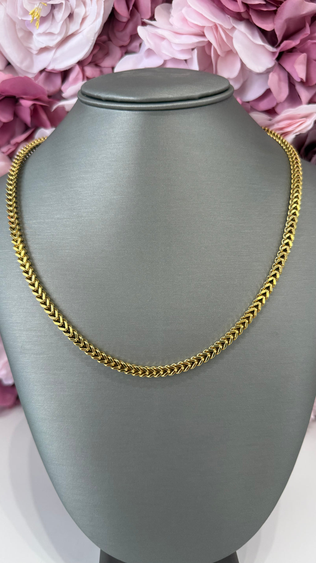 Unisex Franco Chain 10K Yellow Gold