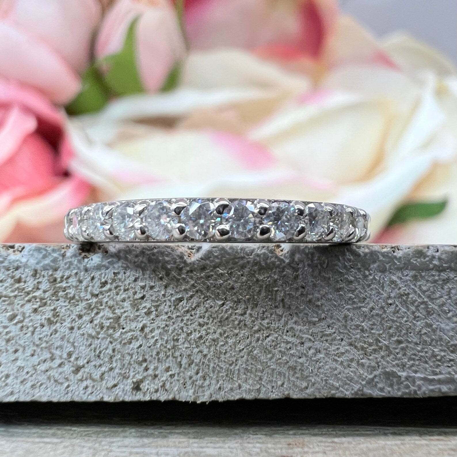Ladies Half Eternity Lab Grown Diamond Band