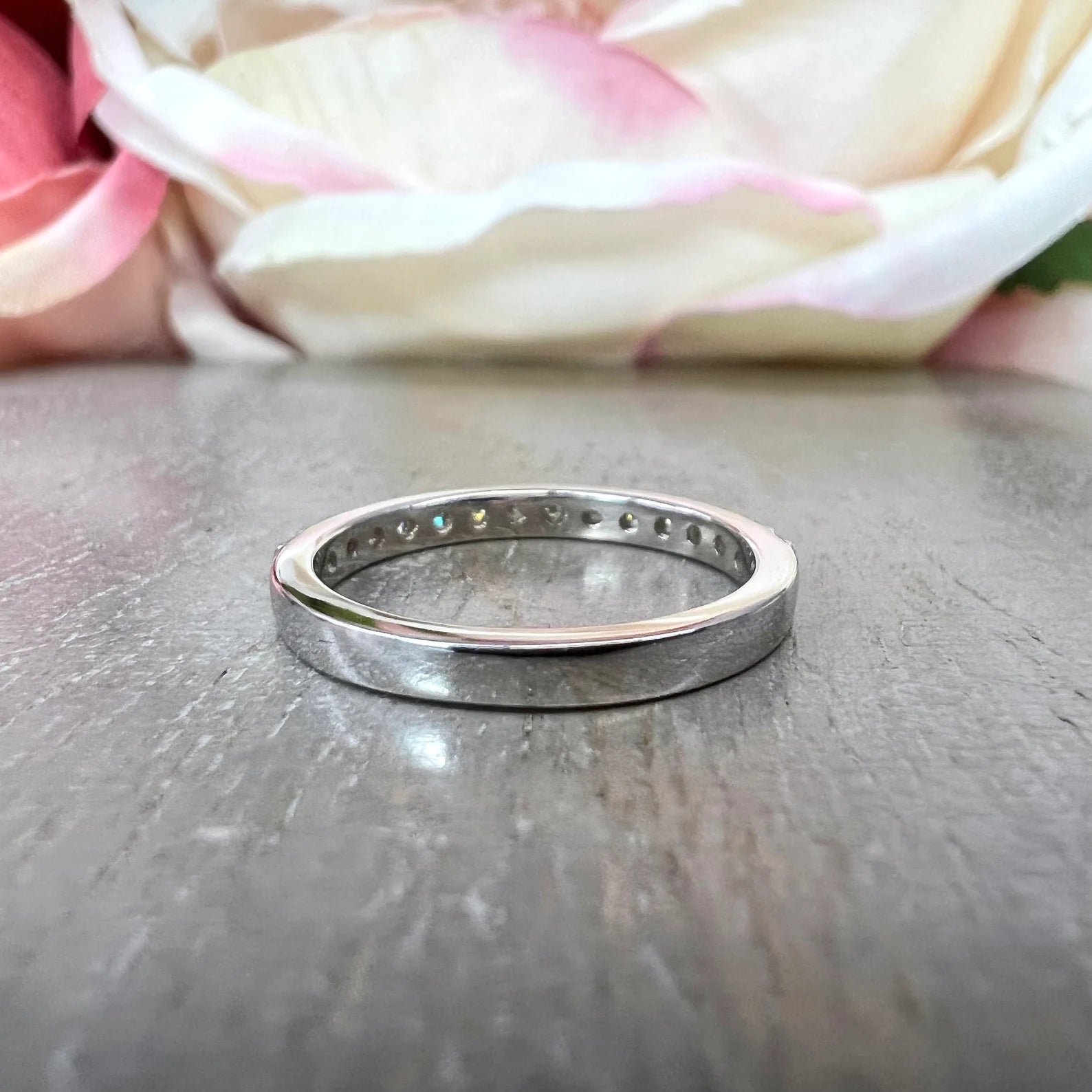 Ladies Half Eternity Lab Grown Diamond Band