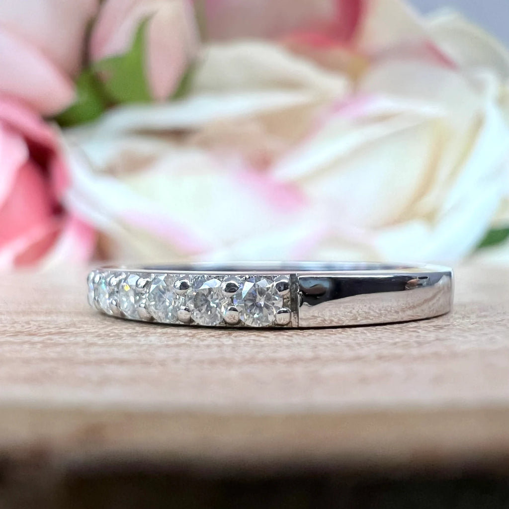 Ladies Half Eternity Lab Grown Diamond Band
