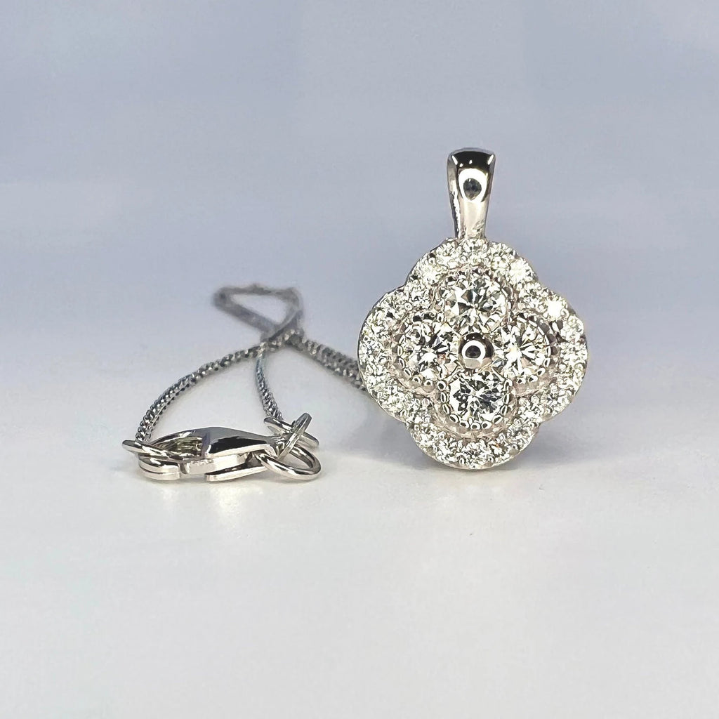 Laddies Lab Grown Diamond Pendant 0.65 CTW 14K Solid Gold