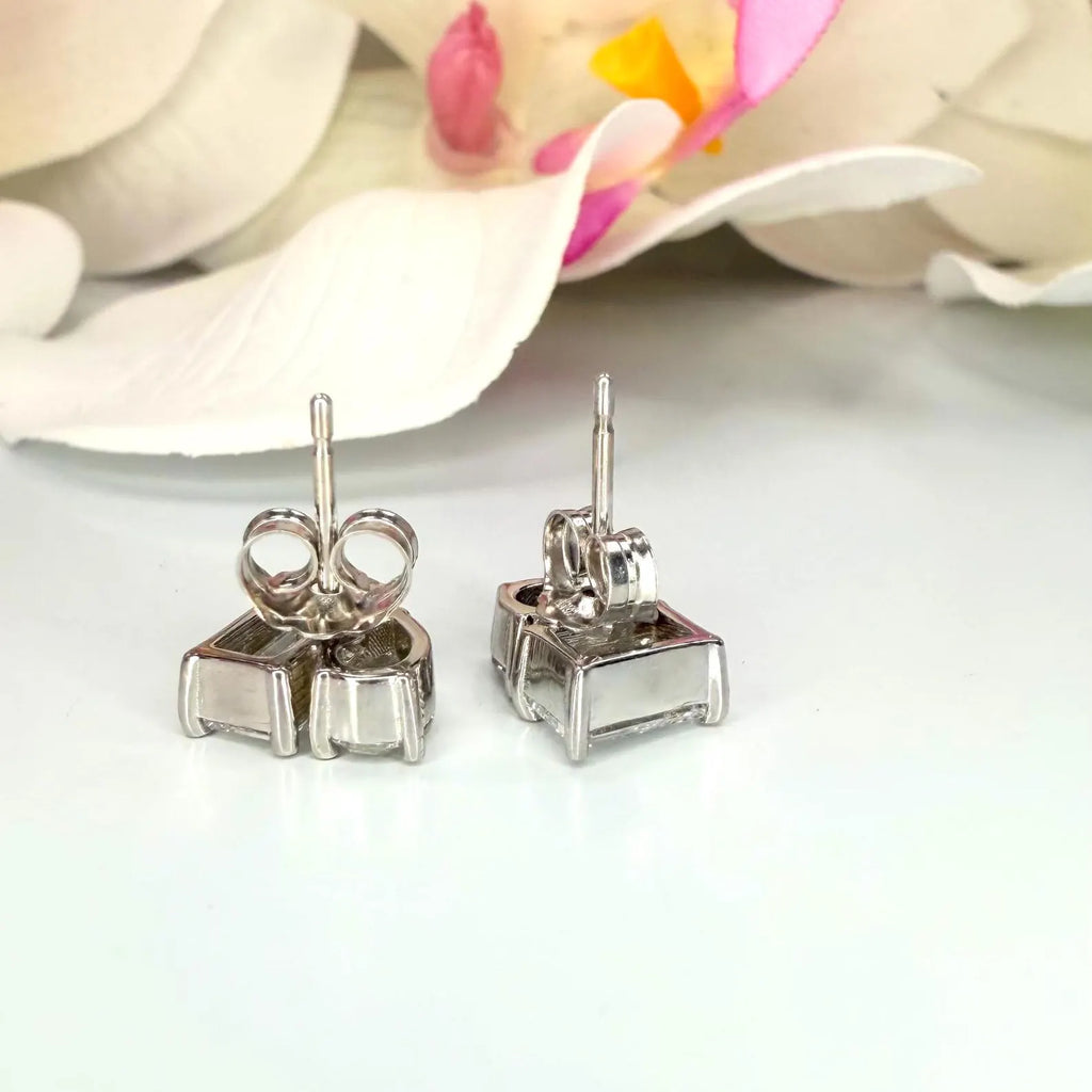 Toi ET Moi Lab Grown Diamond Stud Earrings 2.00 CTW