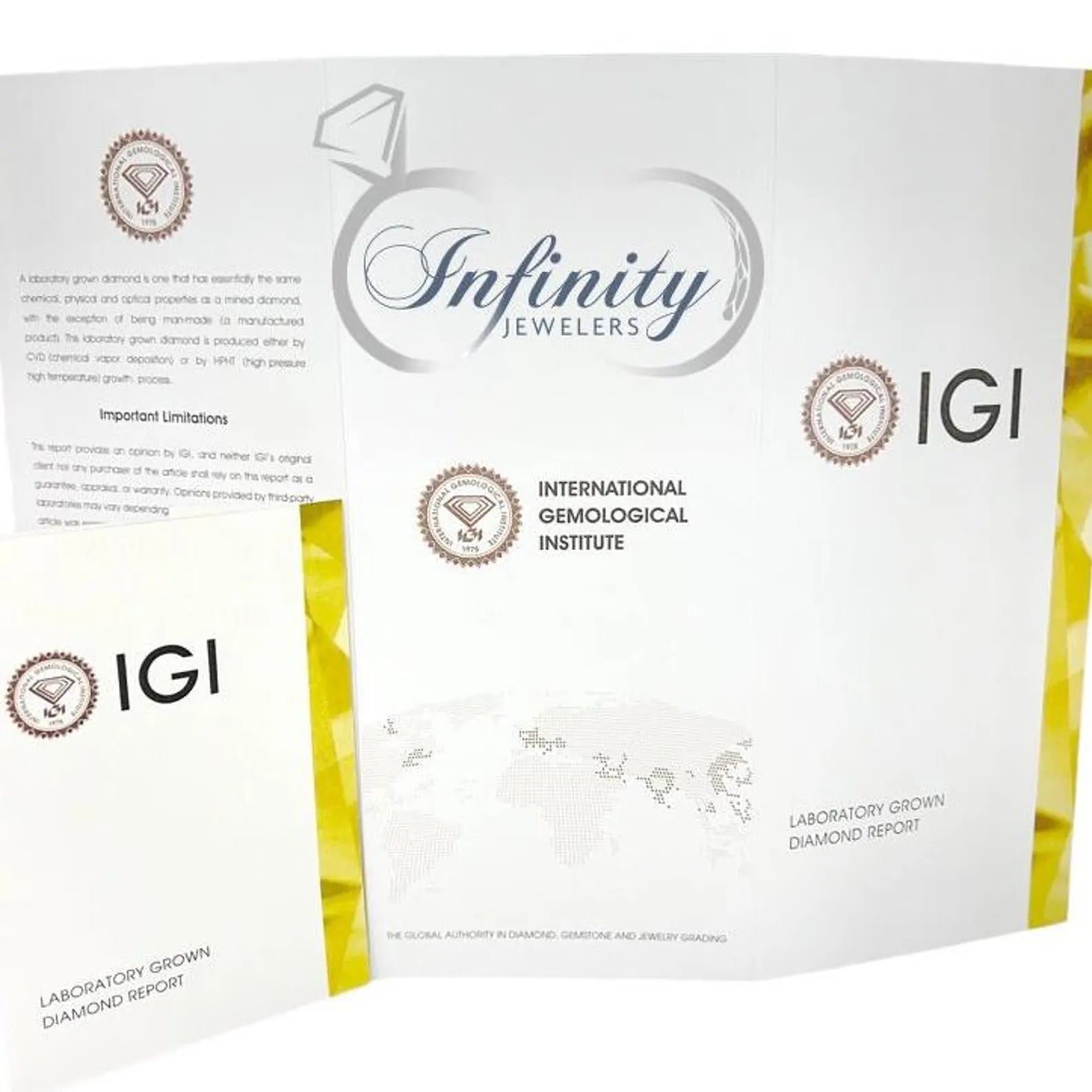 14K Solid Gold 1 CTW Lab Grown Diamond Pendent