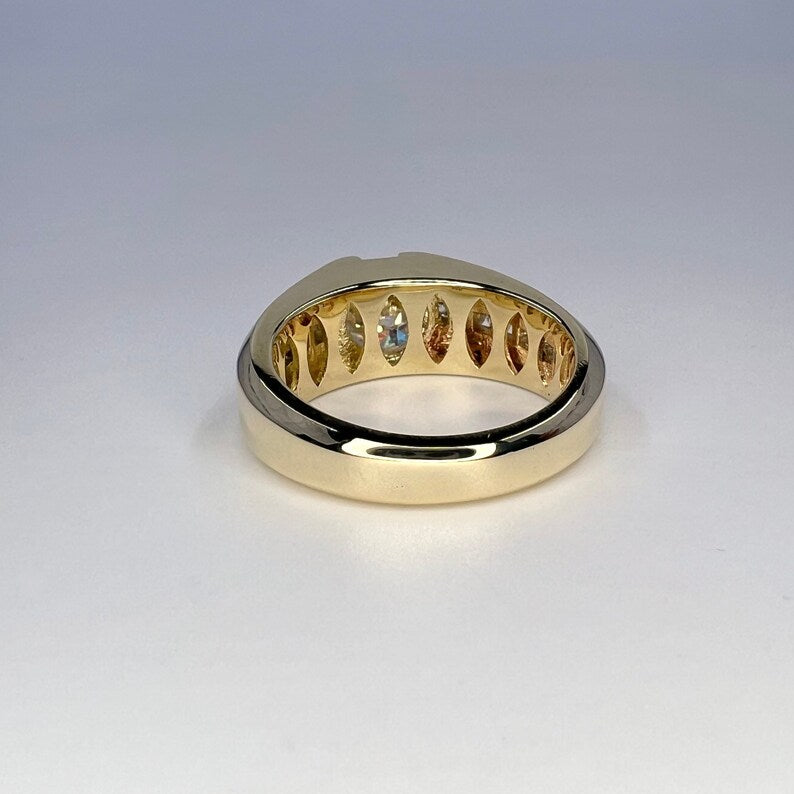 Men's 14K Solid Gold Lab Grown Diamond Fashion Ring 2.72 CTW