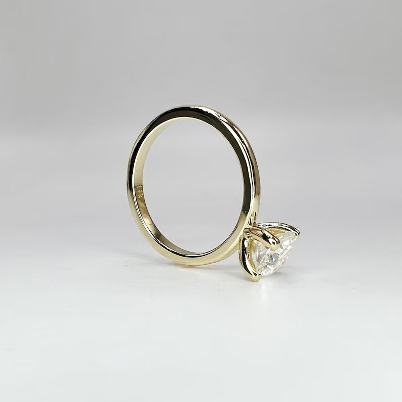 Solitaire Lab Grown Diamond 1.00 CTW, 1.50 CTW, 2.00 CTW 14K Solid Gold