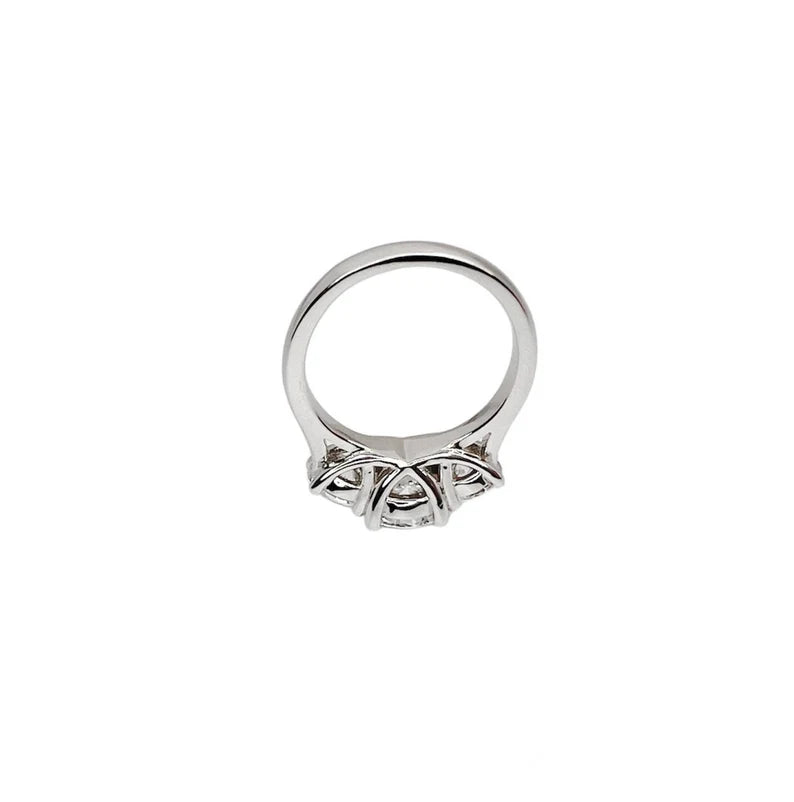 2.50 CTW Lab Grown Diamond 3 Stone IGI Certified 14K Solid Gold