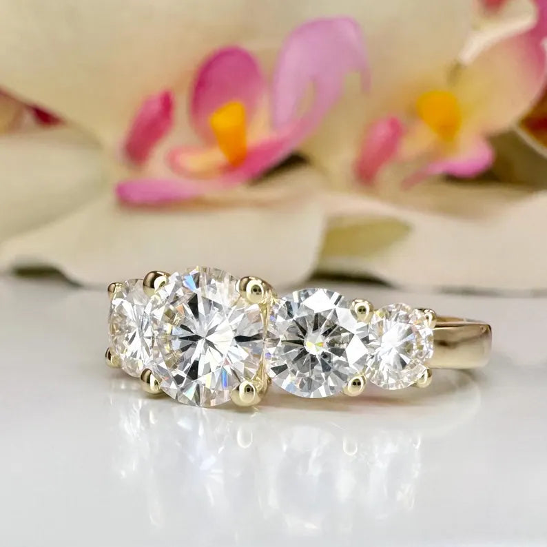 2.5 Carat IGI Certified Lab Grown Diamond Fashion Ring 14K Solid Gold