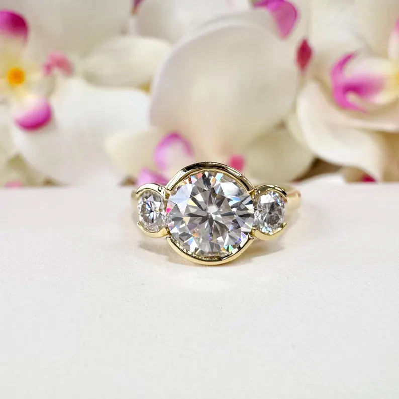 IGI Certified Lab Grown Diamond 14K Solid Gold Engagement RIng