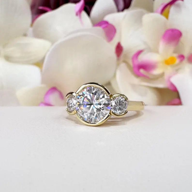 IGI Certified Lab Grown Diamond 14K Solid Gold Engagement RIng