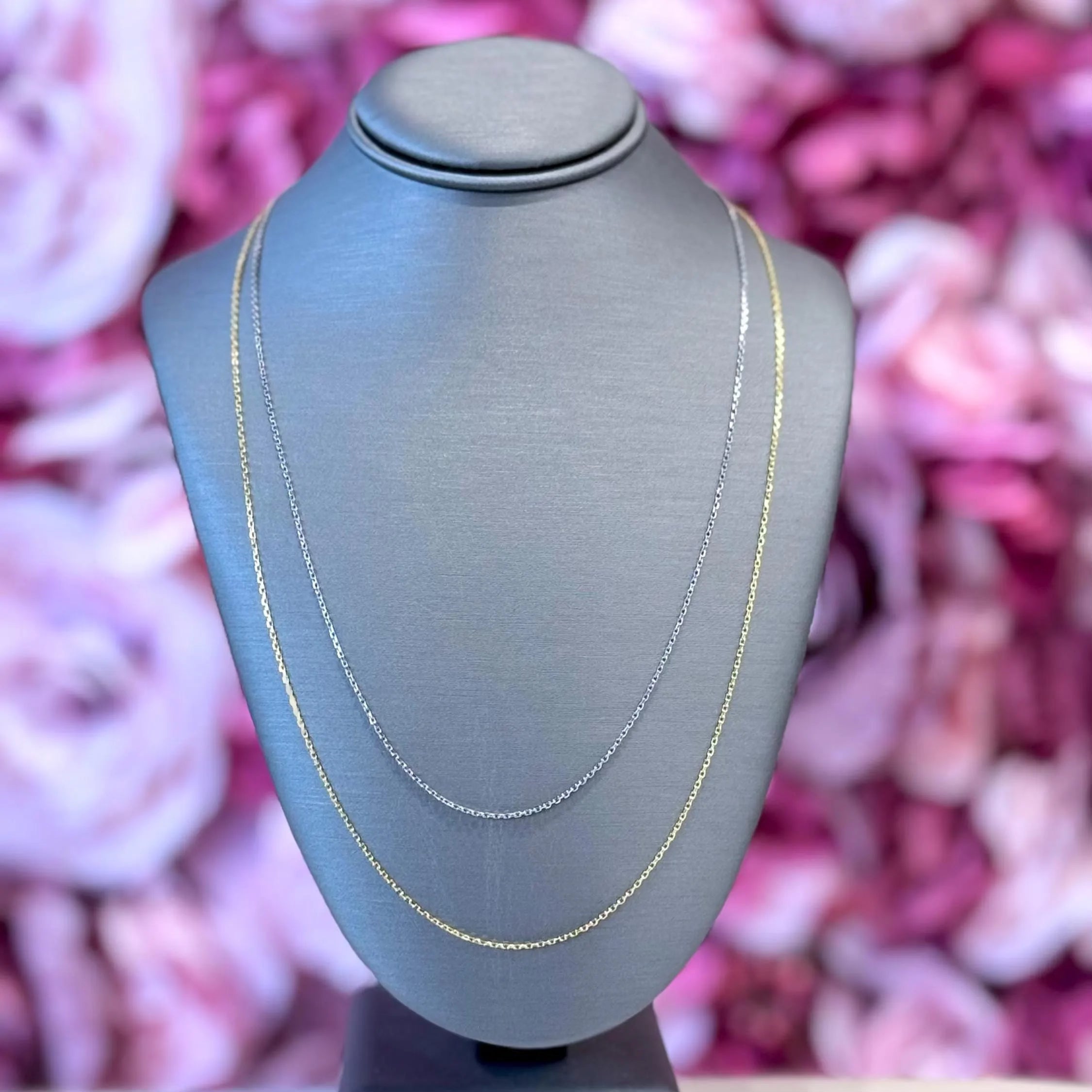 14K Solid Gold Cable Chain