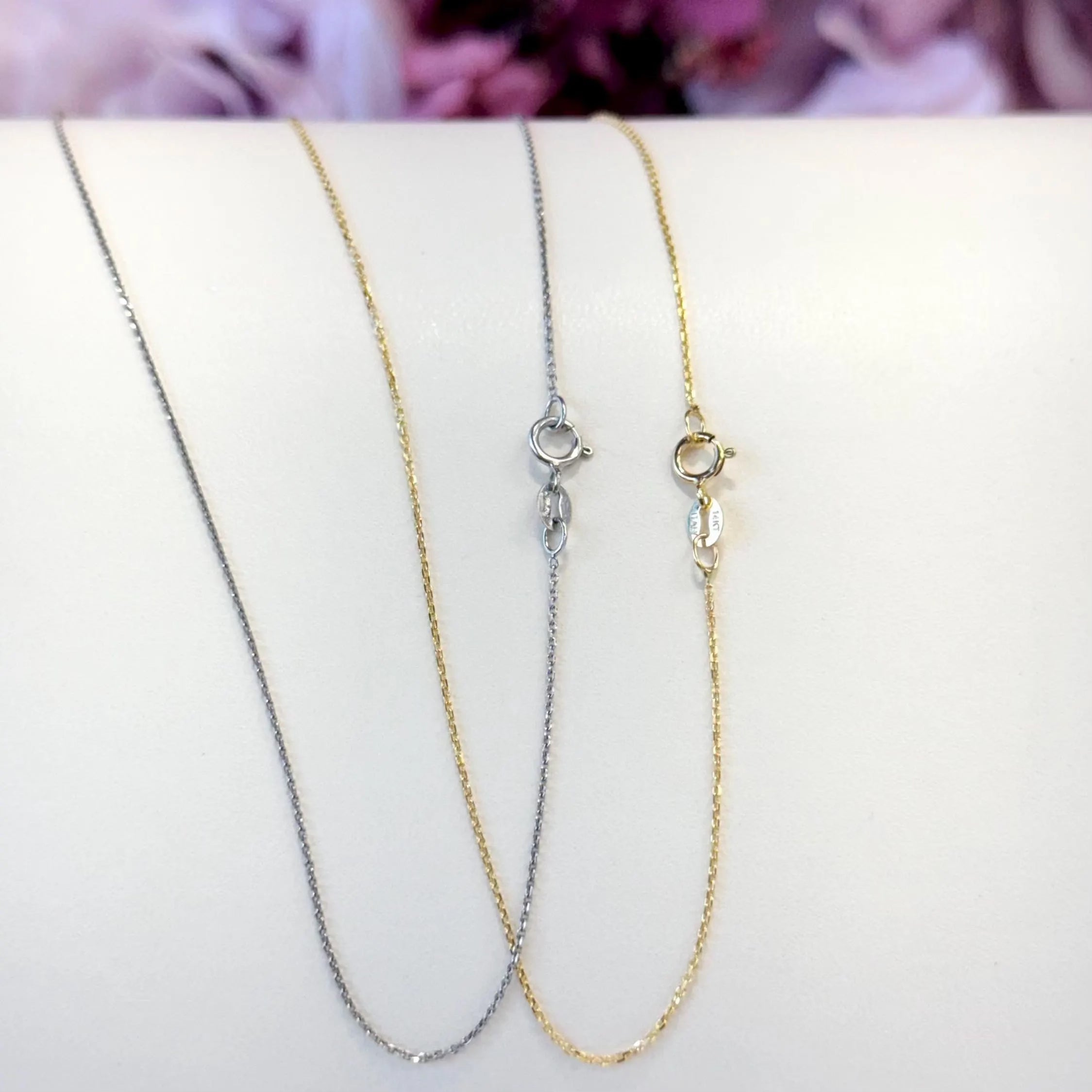 14K Solid Gold Cable Chain